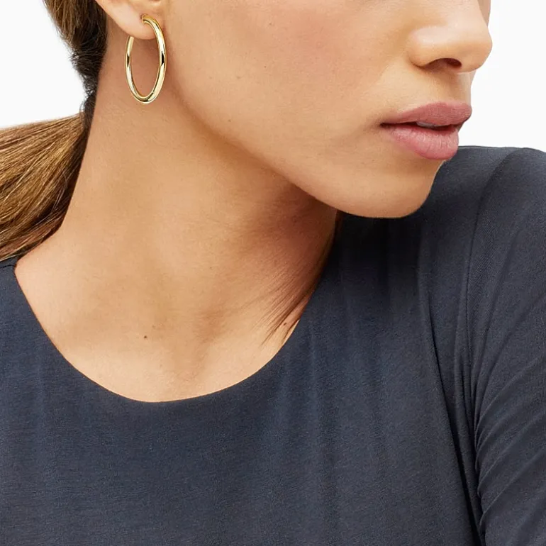 14K Gold Hoop Earrings