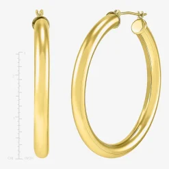 14K Gold Hoop Earrings