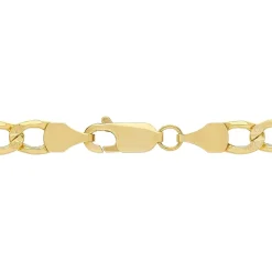 14K Gold 20 - 24 Inch Hollow Figaro Chain Necklace