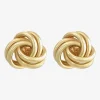14K Gold Love Knot Earrings