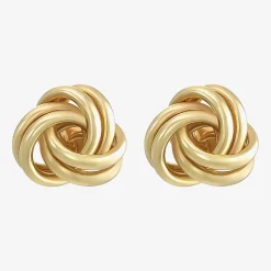 14K Gold Love Knot Earrings