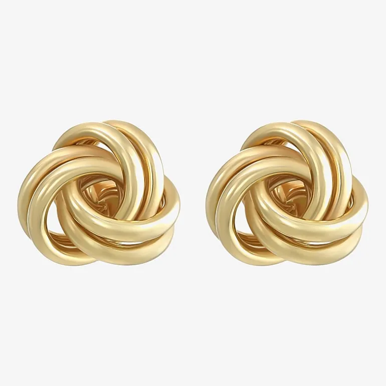 14K Gold Love Knot Earrings