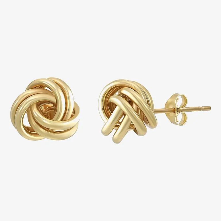 14K Gold Love Knot Earrings