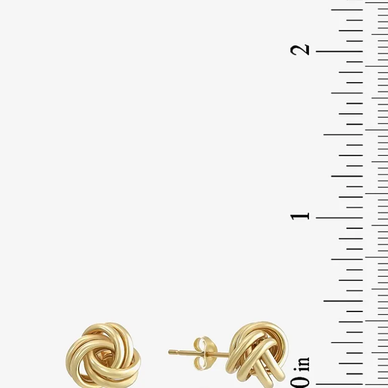 14K Gold Love Knot Earrings