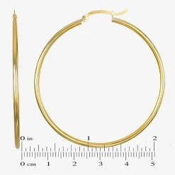 14K Gold 15mm - 50 mm Hoop Earrings