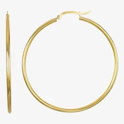 14K Gold 15mm - 50 mm Hoop Earrings