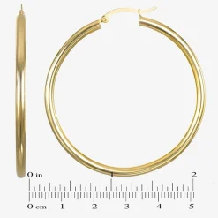 14K Gold 20mm - 50mm Hoop Earrings
