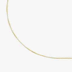 10K Gold Venetian Box Chain Necklace