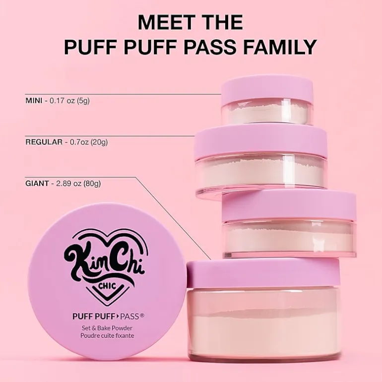 KimChi Chic Beauty Giant Puff Puff Pass Set & Bake Powder