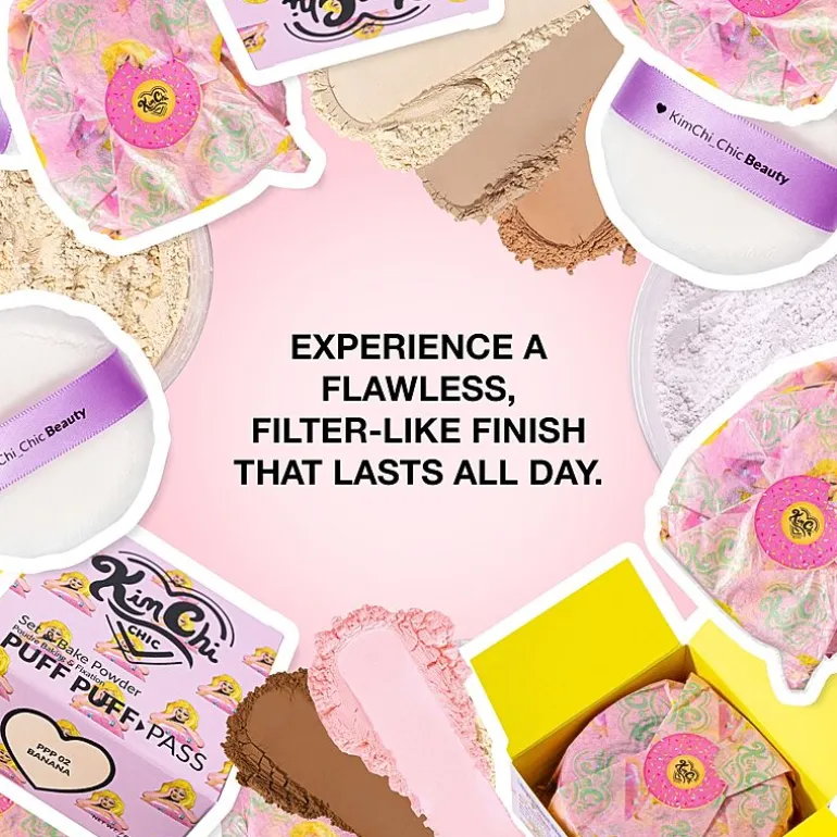 KimChi Chic Beauty Puff Puff Pass Set & Bake Powder