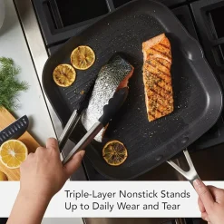 KitchenAid Hard Anodized 11.25" Non-Stick Grill Pan