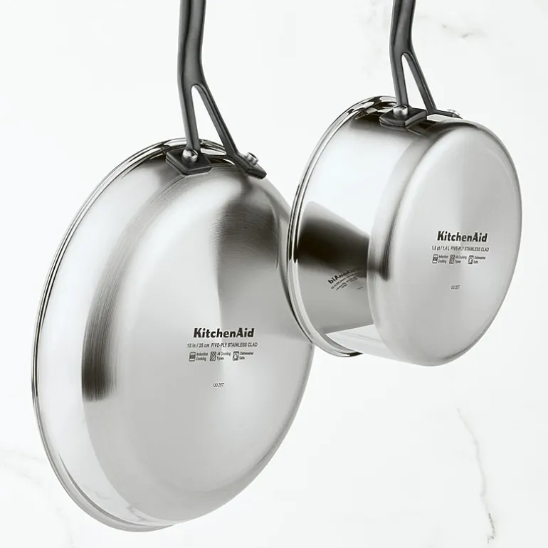 KitchenAid 5-Ply Clad Stainless Steel 10-pc. Cookware Set