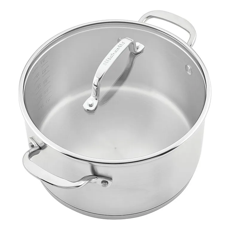 KitchenAid 3-Ply Stainless Steel 11-pc. Cookware Set