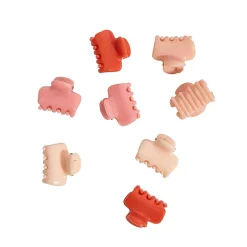 Kitsch 8-pc. Recycled Plastic Mini Cloud Clips- Assorted Cherry Value Set