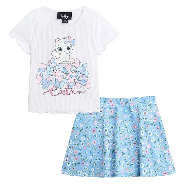 Knit Works Baby Girls 2-pc. Skirt Set