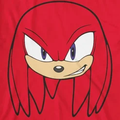 Knuckles Little & Big Kid Boys Crew Neck Short Sleeve Regular Fit Sonic the Hedgehog Graphic T-Shirt