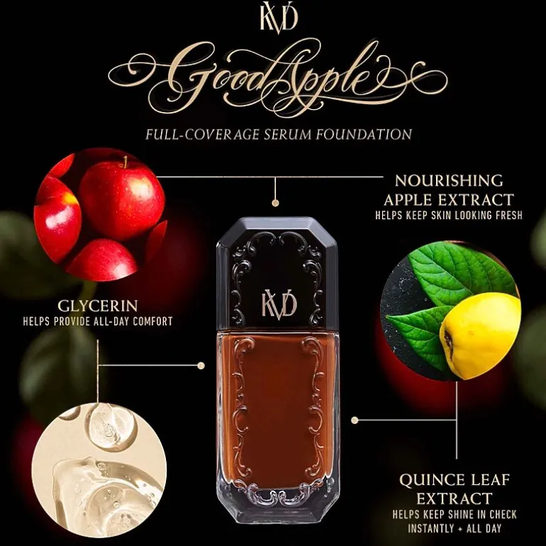 Kvd Beauty Good Apple Full Coverage Transfer-Proof Serum Foundation