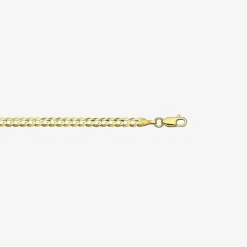 14K Yellow Gold 3.6 MM Curb Necklace