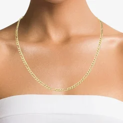 10K Yellow Gold 3.9mm 20-22" Figaro Chain