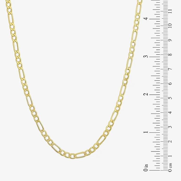10K Yellow Gold 3.9mm 20-22" Figaro Chain