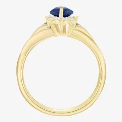 Lab-Created Gemstone 14K Gold Over Silver Cocktail Ring