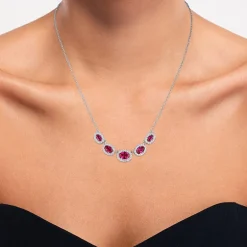 Lab-created Gemstone Sterling Silver 2-pc. Jewelry Set
