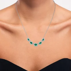 Lab-created Gemstone Sterling Silver 2-pc. Jewelry Set