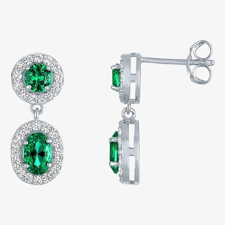 Lab-created Gemstone Sterling Silver 2-pc. Jewelry Set