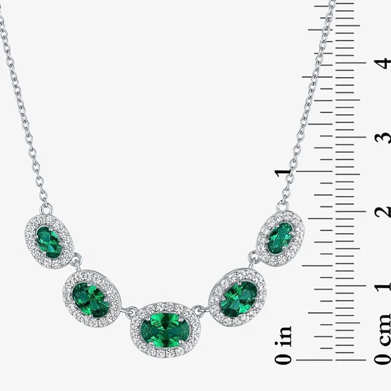Lab-created Gemstone Sterling Silver 2-pc. Jewelry Set