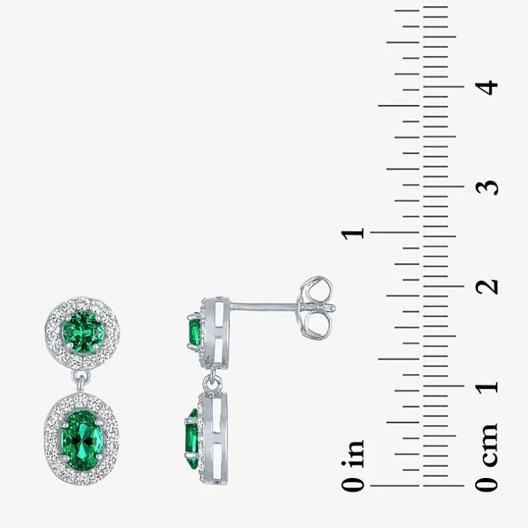 Lab-created Gemstone Sterling Silver 2-pc. Jewelry Set