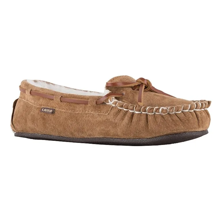 Lamo Womens Moccasin Slippers Wide Width