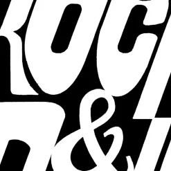 LA Pop Art Rock And Roll Guitar - Men's Word Art Hooded Sweatshirt