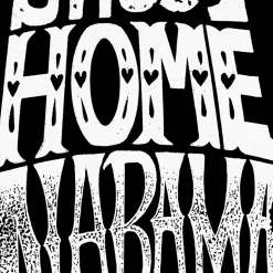 LA Pop Art Sweet Home Alabama - Mens Word Art Crew Sweatshirt