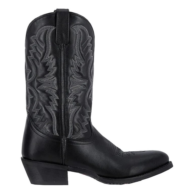 Laredo Mens Birchwood Block Heel Cowboy Boots