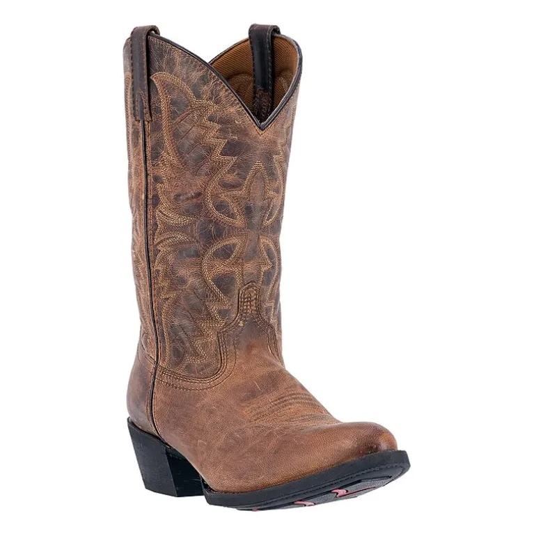 Laredo Mens Birchwood Block Heel Cowboy Boots