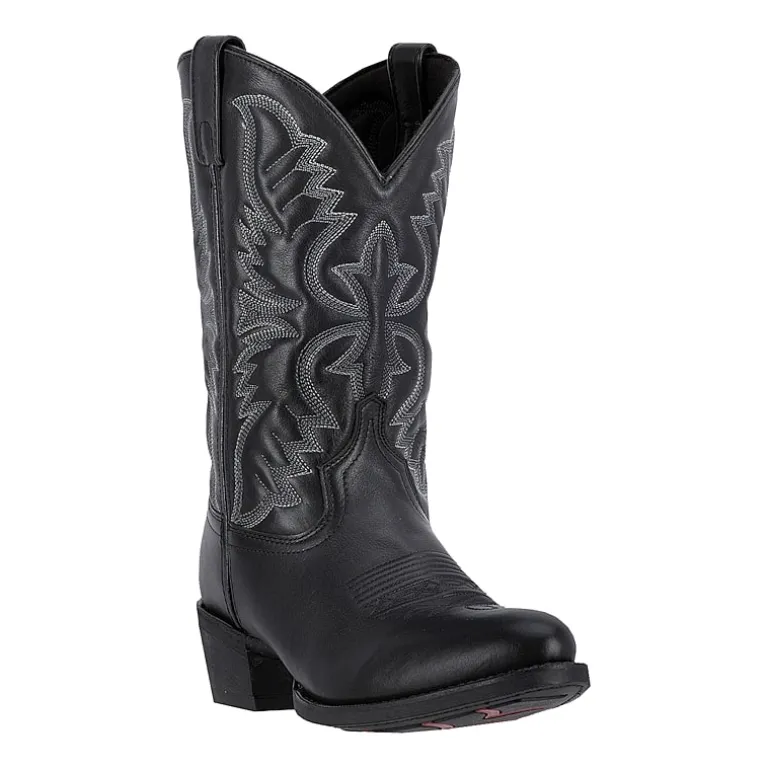 Laredo Mens Birchwood Block Heel Cowboy Boots
