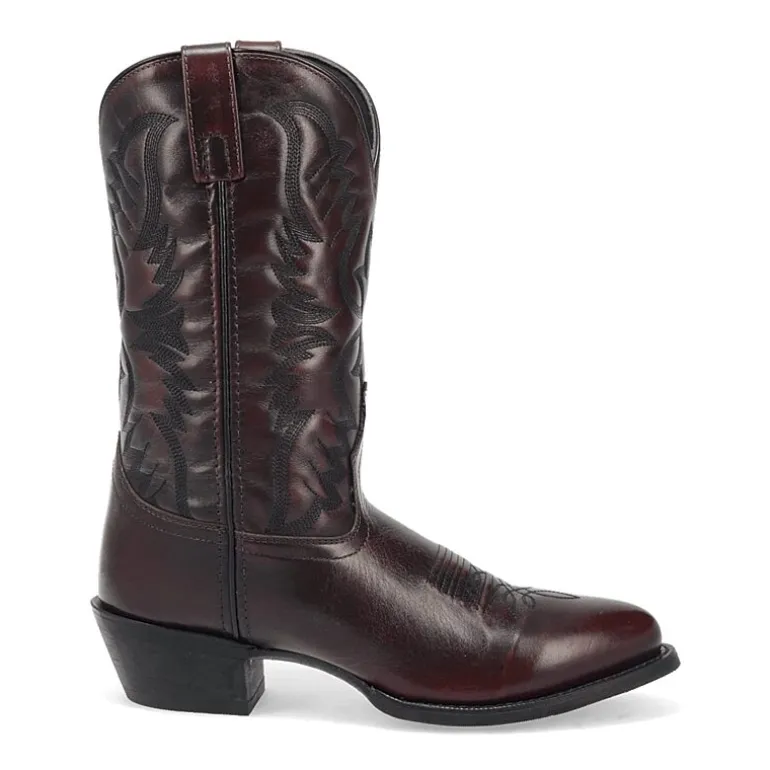 Laredo Mens Birchwood Flat Heel Cowboy Boots