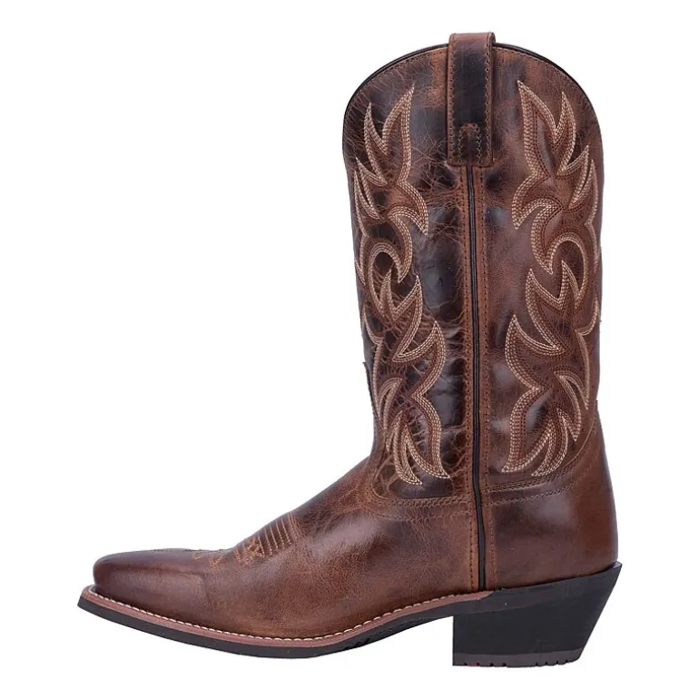 Laredo Mens Breakout Block Heel Cowboy Boots