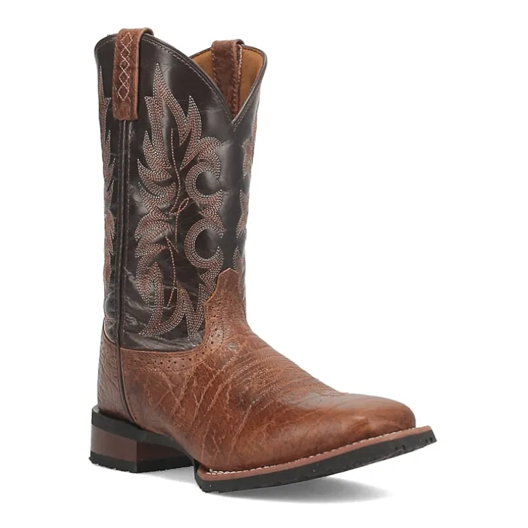 Laredo Mens Broken Bow Flat Heel Cowboy Boots