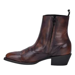Laredo Mens Fletcher Block Heel Cowboy Boots