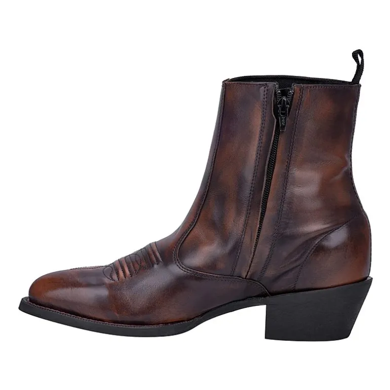 Laredo Mens Fletcher Block Heel Cowboy Boots