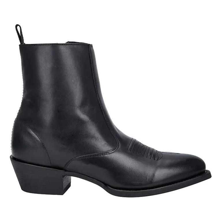 Laredo Mens Fletcher Block Heel Cowboy Boots