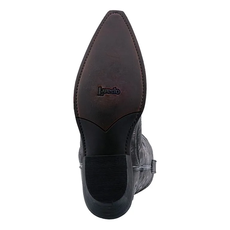 Laredo Mens Garrett Block Heel Cowboy Boots