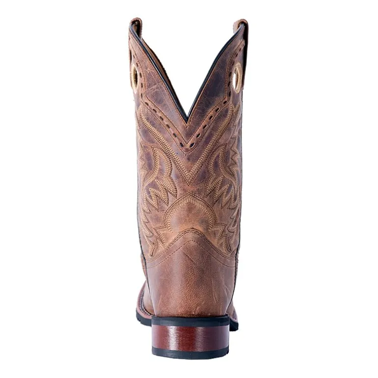 Laredo Mens Kane Block Heel Cowboy Boots