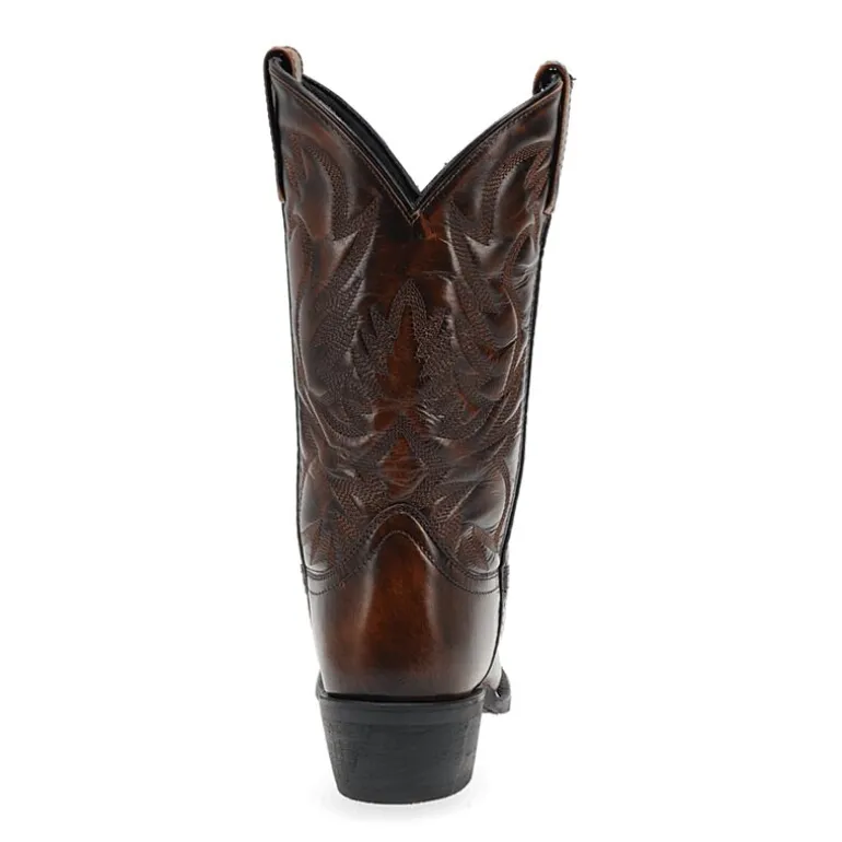 Laredo Mens Lawton Flat Heel Cowboy Boots
