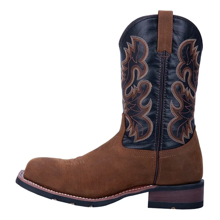 Laredo Mens Rockwell Flat Heel Work Boots
