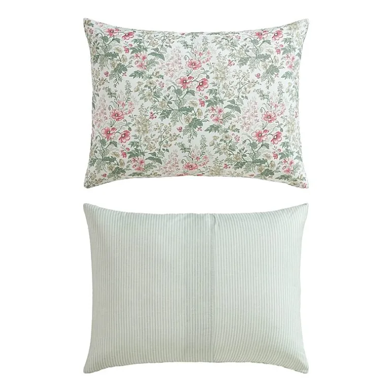 Laura Ashley Arden Floral Easy Care Complete Bedding Set with Sheets