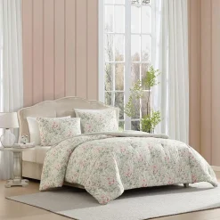 Laura Ashley Arden Floral Easy Care Complete Bedding Set with Sheets