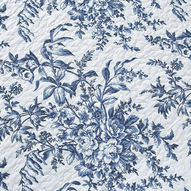 Laura Ashley Bedford Floral Reversible Quilt Set