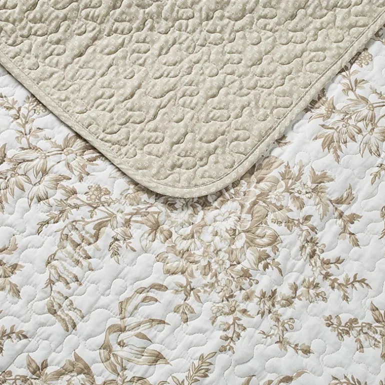 Laura Ashley Bedford Floral Reversible Quilt Set
